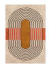 CARPET DIEM Laagpolig tapijt beige/rood/lichtbruin