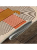 CARPET DIEM Kurzflor-Teppich in Beige/ Rot/ Hellbraun
