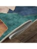 CARPET DIEM Laagpolig tapijt lichtbruin/blauw/groen