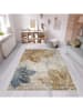 CARPET DIEM Laagpolig tapijt crème/lichtbruin/blauw