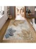 CARPET DIEM Kurzflor-Teppich in Creme/ Hellbraun/ Blau
