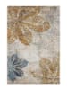 CARPET DIEM Laagpolig tapijt crème/lichtbruin/blauw