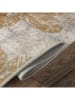 CARPET DIEM Kurzflor-Teppich in Creme/ Hellbraun/ Blau