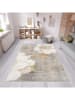 CARPET DIEM Kurzflor-Teppich in Grau/ Creme