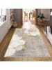 CARPET DIEM Kurzflor-Teppich in Grau/ Creme