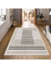 CARPET DIEM Kurzflor-Teppich in Grau/ Beige