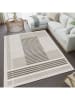 CARPET DIEM Kurzflor-Teppich in Grau/ Beige