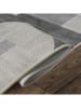 CARPET DIEM Kurzflor-Teppich in Grau/ Creme