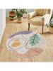 CARPET DIEM Kurzflor-Teppich in Creme