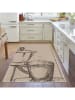 CARPET DIEM Kurzflor-Teppich in Beige