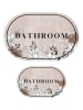 CARPET DIEM 2-delige set: badmatten beige