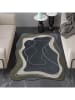 CARPET DIEM Kurzflor-Teppich in Anthrazit/ Khaki/ Creme