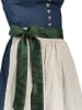 Turi Landhaus Dirndl in Dunkelblau/ Beige