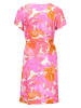 comma Kleid in Pink/ Orange