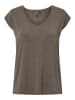 Pieces Koszulka "Billo" w kolorze khaki