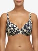 Chantelle Bikinitop donkerblauw/wit
