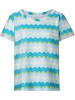 Heine Koszulka w kolorze turkusowo-kremowym