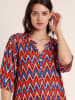 admas Kleid in Rot/ Blau