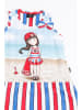 admas Nachthemd blauw/rood/wit