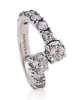 Pandora Silber-Ring mit Edelsteinen