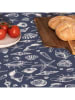 Mint Rugs Tafellaken "Summer Special Bahia" donkerblauw/wit