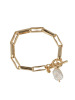 Otazu Vergold. Armkette mit Swarovski Perle