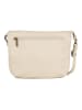 Lucca Baldi Leder-Umhängetasche in Creme - (B)24 x (H)18 x (T)4 cm