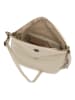 Lucca Baldi Leder-Umhängetasche in Creme - (B)24 x (H)18 x (T)4 cm