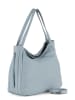 Lucca Baldi Skórzana torebka w kolorze błękitnym - 34 x 29 x 15 cm