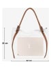 Lia Biassoni Leren handtas wit - (B)32 x (H)28 x (D)14 cm