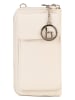 Lia Biassoni Leren schoudertas crème - (B)11 x (H)19 x (D)4 cm