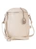 Lia Biassoni Leren schoudertas crème - (B)15 x (H)20 x (D)4 cm