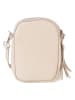 Lia Biassoni Leren schoudertas crème - (B)15 x (H)20 x (D)4 cm