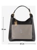 Lia Biassoni Leren schoudertas zwart - (B)28 x (H)39 x (D)12 cm