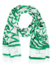 TATUUM Sjaal wit/groen - (L)180 x (B)98 cm