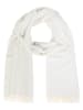 TATUUM Schal in Creme - (L)185 x (B)79 cm