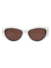 TATUUM Damen-Sonnenbrille in Weiß/ Braun