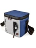IRIS Barcelona Kühltasche "On the go" in Hellgrau/ Blau - (B)20 x (H)22,5 x (T)25 cm