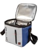 IRIS Barcelona Kühltasche "On the go" in Hellgrau/ Blau - (B)20 x (H)22,5 x (T)25 cm