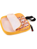 IRIS Lunchtas geel/wit - (B)16 x (H)16 cm
