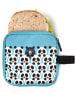 IRIS Lunchtas lichtblauw/wit - (B)16 x (H)16 cm