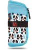 IRIS Lunchtas lichtblauw/wit - (B)16 x (H)16 cm