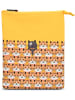 IRIS Snacktas geel/wit - (B)24 x (H)29,2 cm
