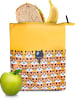 IRIS Snacktas geel/wit - (B)24 x (H)29,2 cm