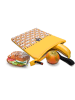 IRIS Snacktas geel/wit - (B)24 x (H)29,2 cm