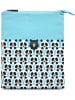 IRIS Snacktas lichtblauw/wit - (B)24 x (H)29,2 cm