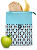 IRIS Snacktas lichtblauw/wit - (B)24 x (H)29,2 cm