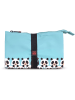 IRIS Snacktas lichtblauw/wit - (B)24 x (H)29,2 cm
