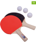 Happy People 5-delige tafeltennisset zwart/rood - vanaf 3 jaar