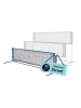 Hudora Volleybal-/badminton-net blauw - (B)300 cm